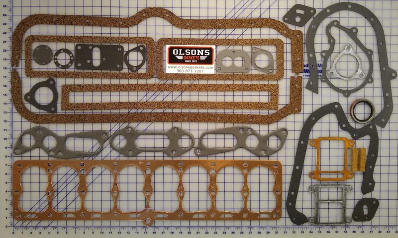 1934-36 Auburn 8 cylinder non supercharged gasket set